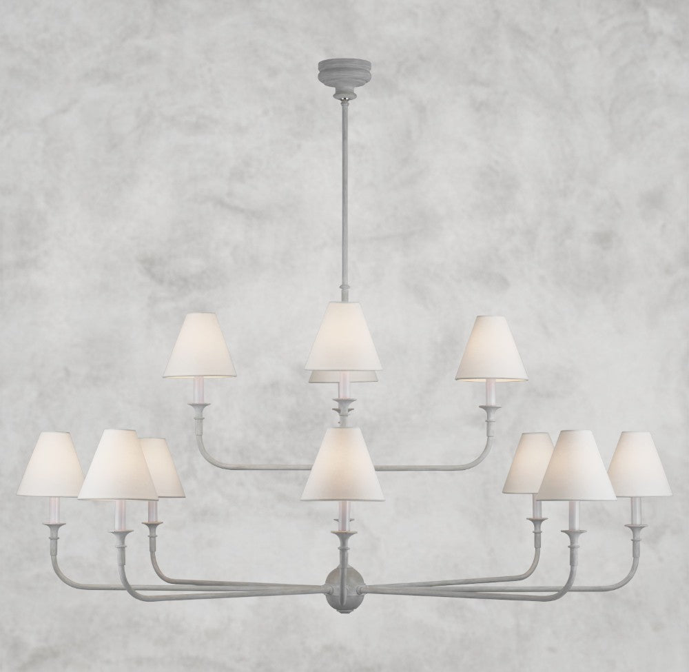 Piaf Two-Tier Chandelier 58", 72"